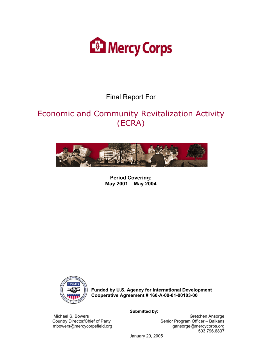 Economic and Community Revitalization Activity (ECRA)