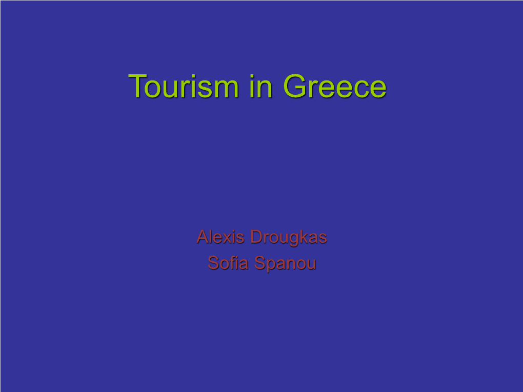 Tourism in Greece