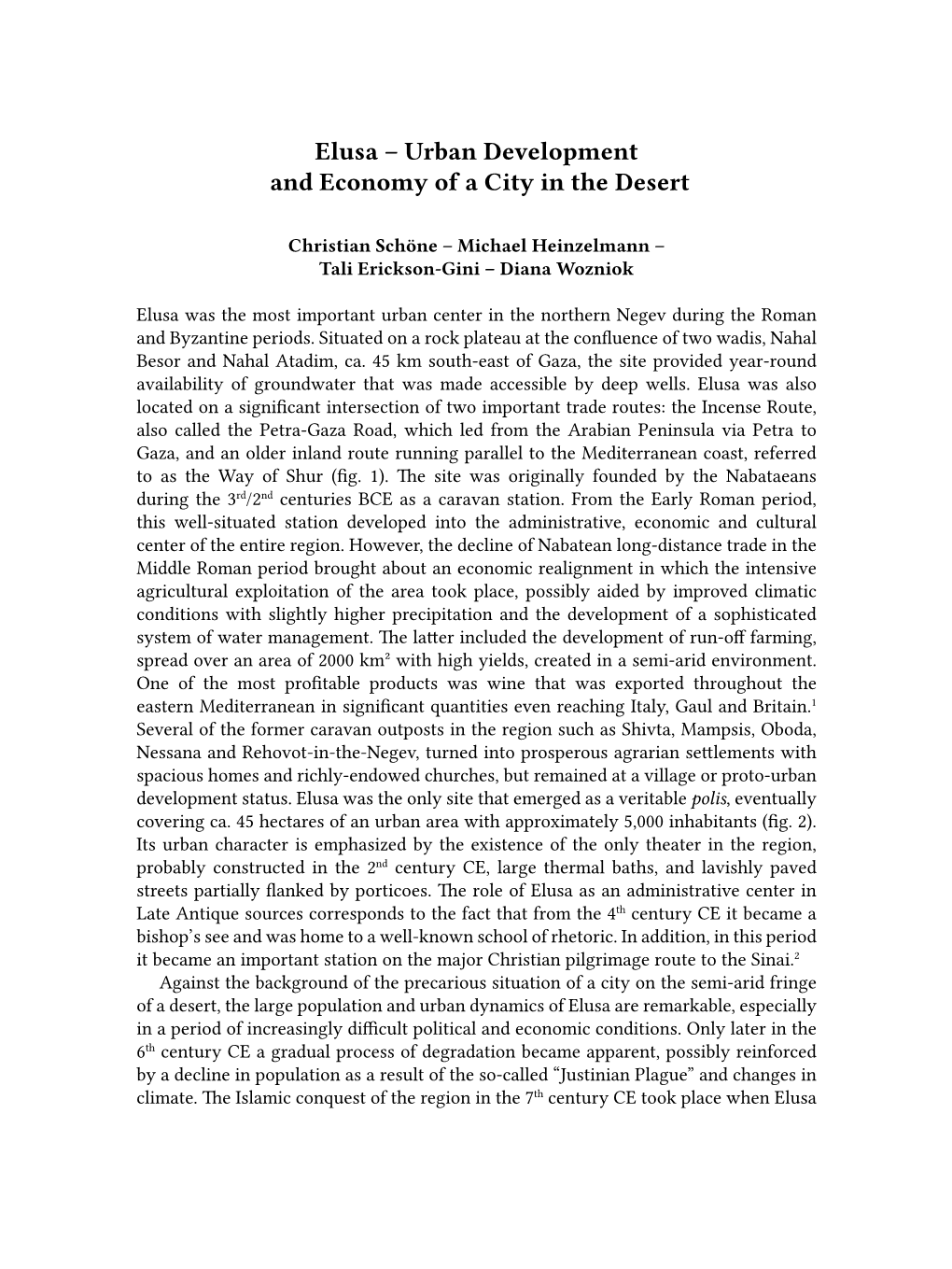 Archaeology and Economy in the Ancient World, Bd. 44: Judaea/Palaestina and Arabia: Cities and Hinterlands in Roman and Byzantin