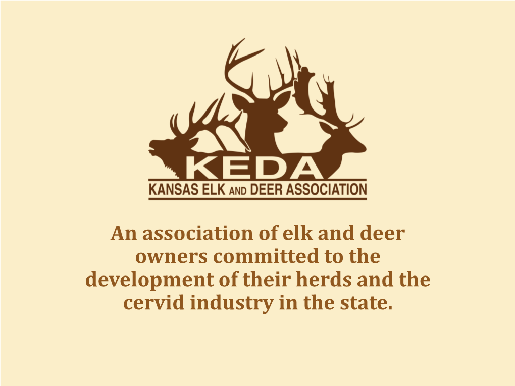 Download Kansas Cervid Industry