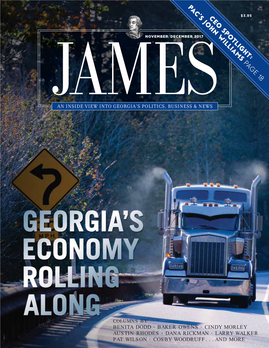 James Magazine Cover