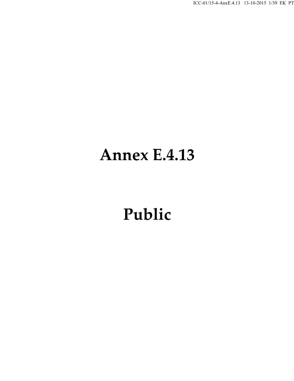 Annex E.4.13 Public