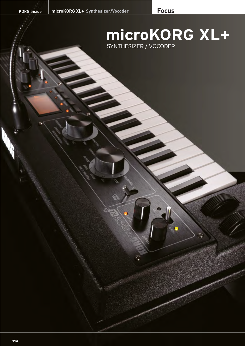 Microkorg XL+ Synthesizer/Vocoder Focus