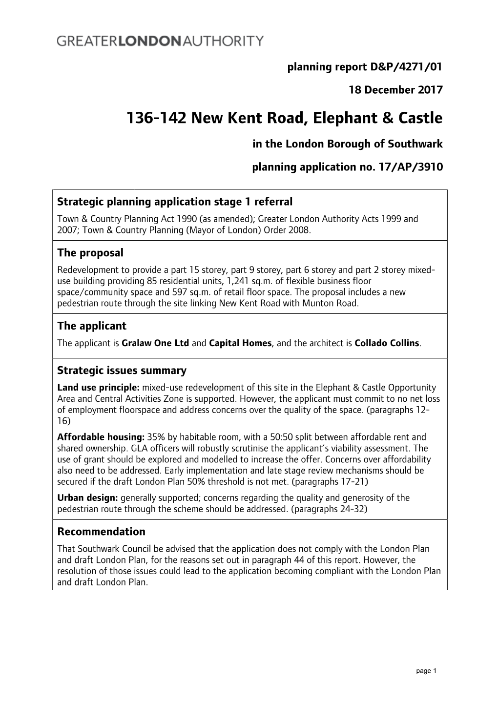 136-142 New Kent Road, Elephant & Castle