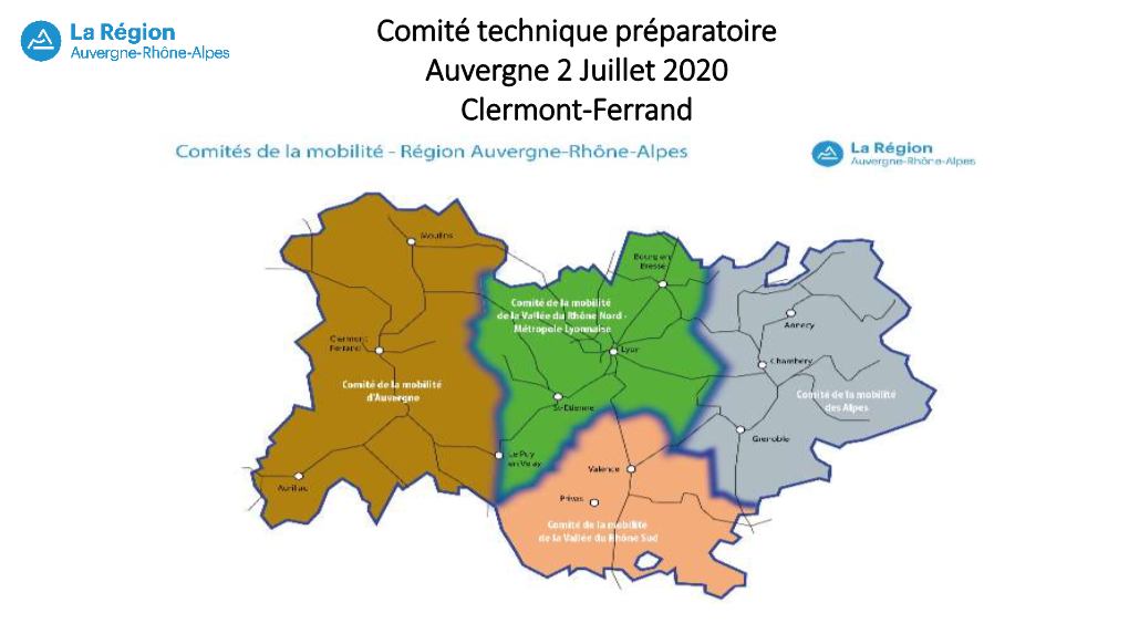 AUVERGNE Réunion Du 2 Juillet 2020 Préambule: Un Contexte « Extraordinaire »