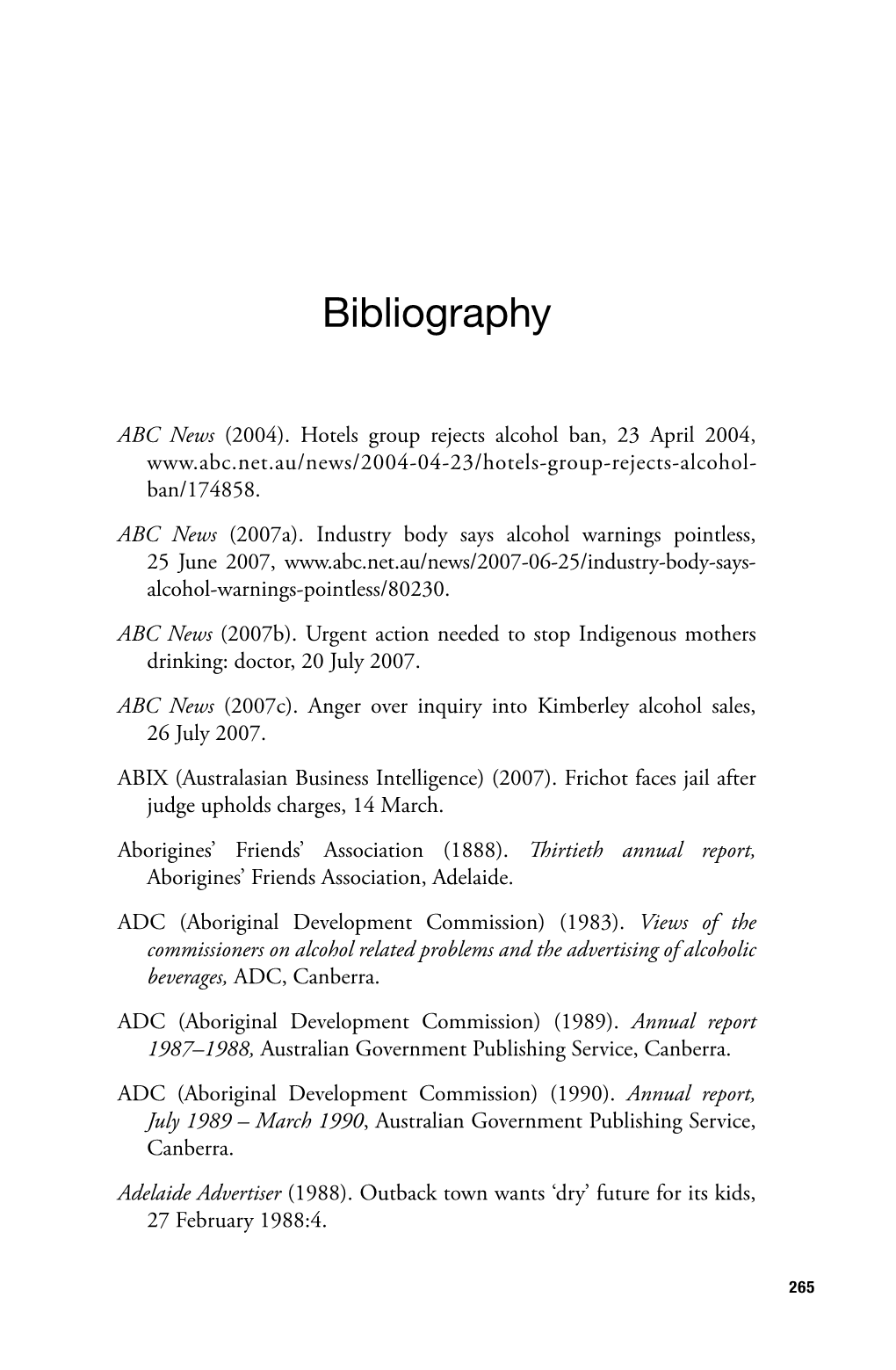 Bibliography