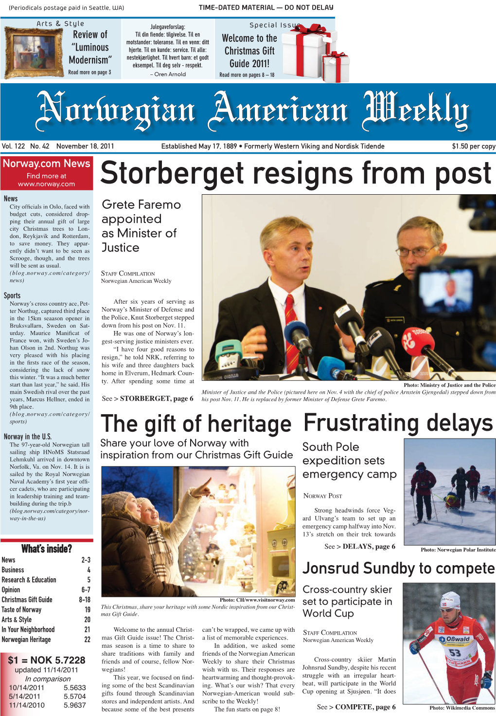 Storberget Resigns from Post