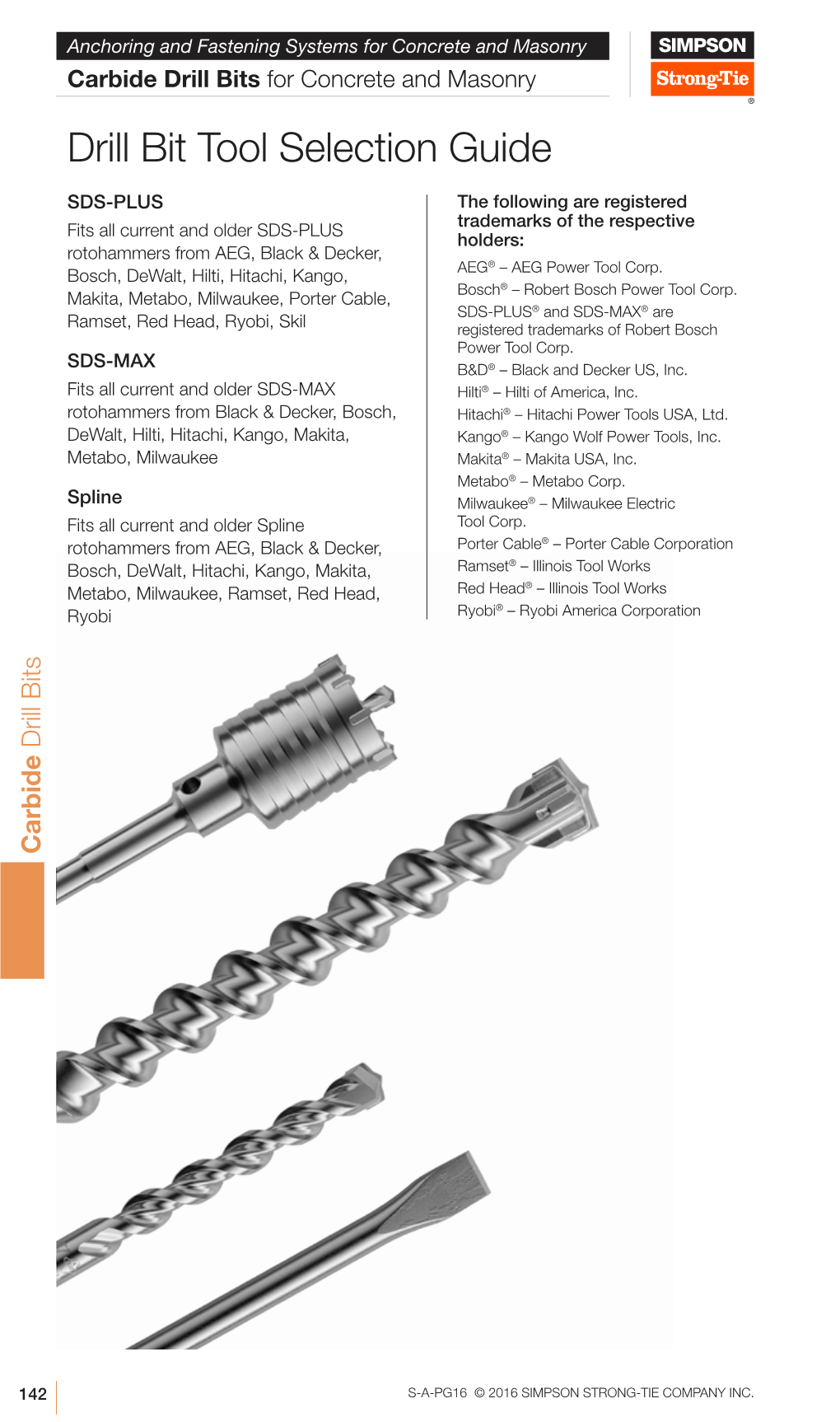 2017 Product Guide Anchoring and Fastening