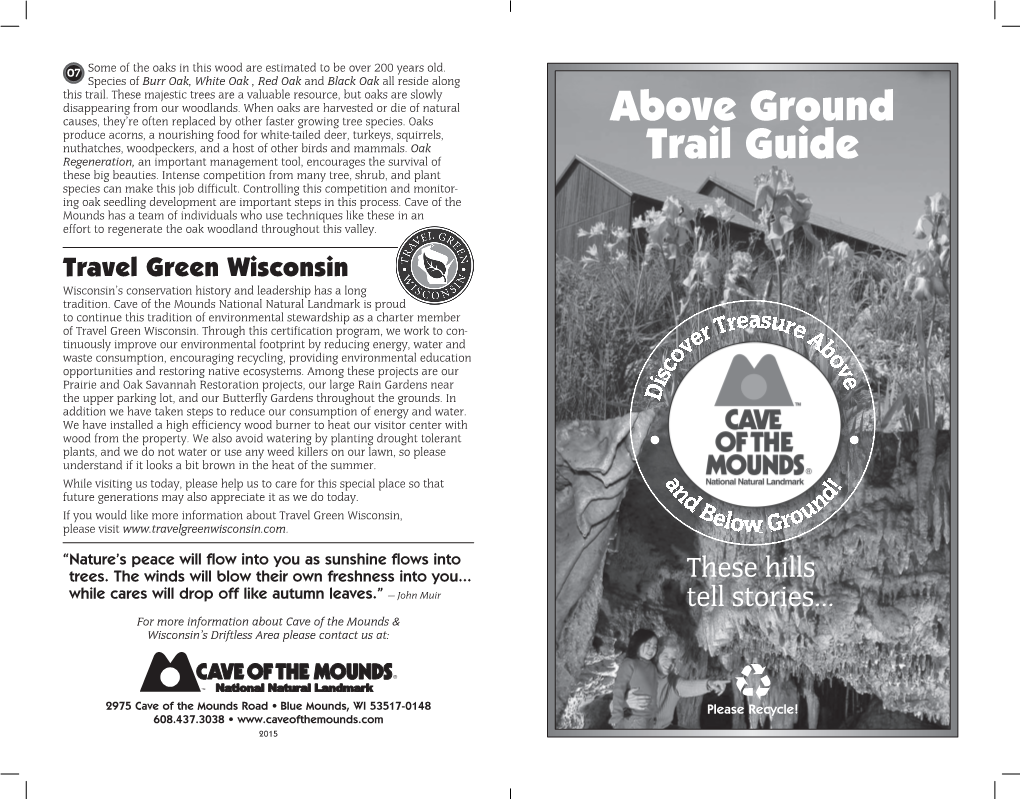 Above Ground Trail Guide