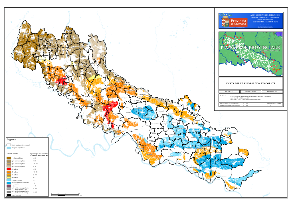 Carta Delle Risorse Non Vincolate Castelleone Moscazzano Casalmorano Soresina