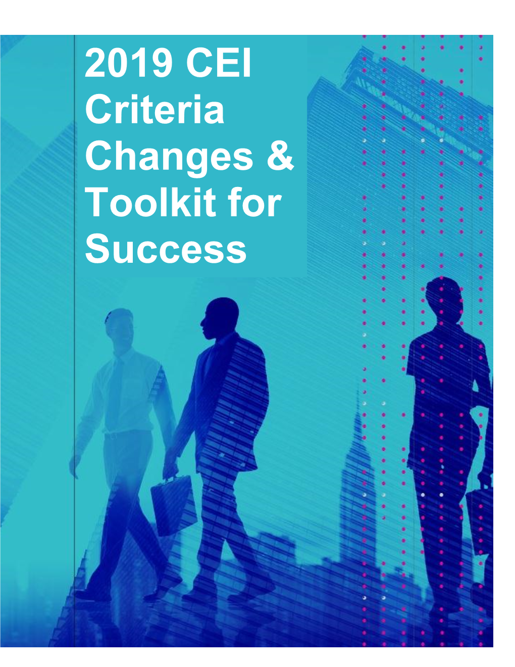 2019 CEI Criteria Changes & Toolkit for Success