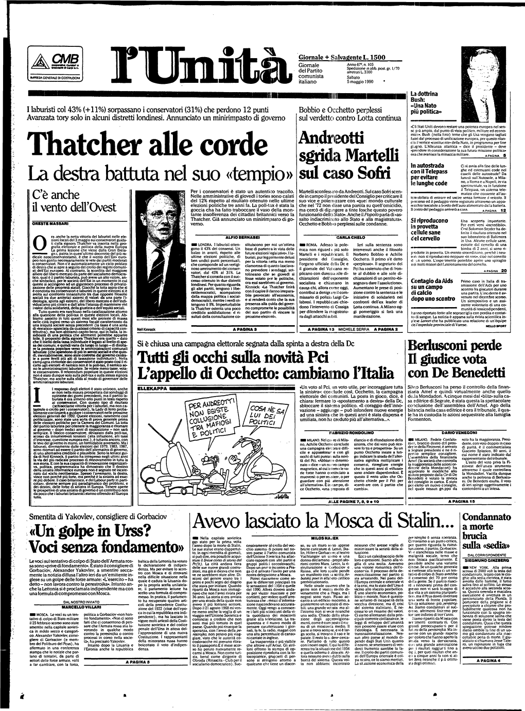 Thatcher Alle Corde Sgrida Martelli Eliache Svanisce La Minaccia Militare