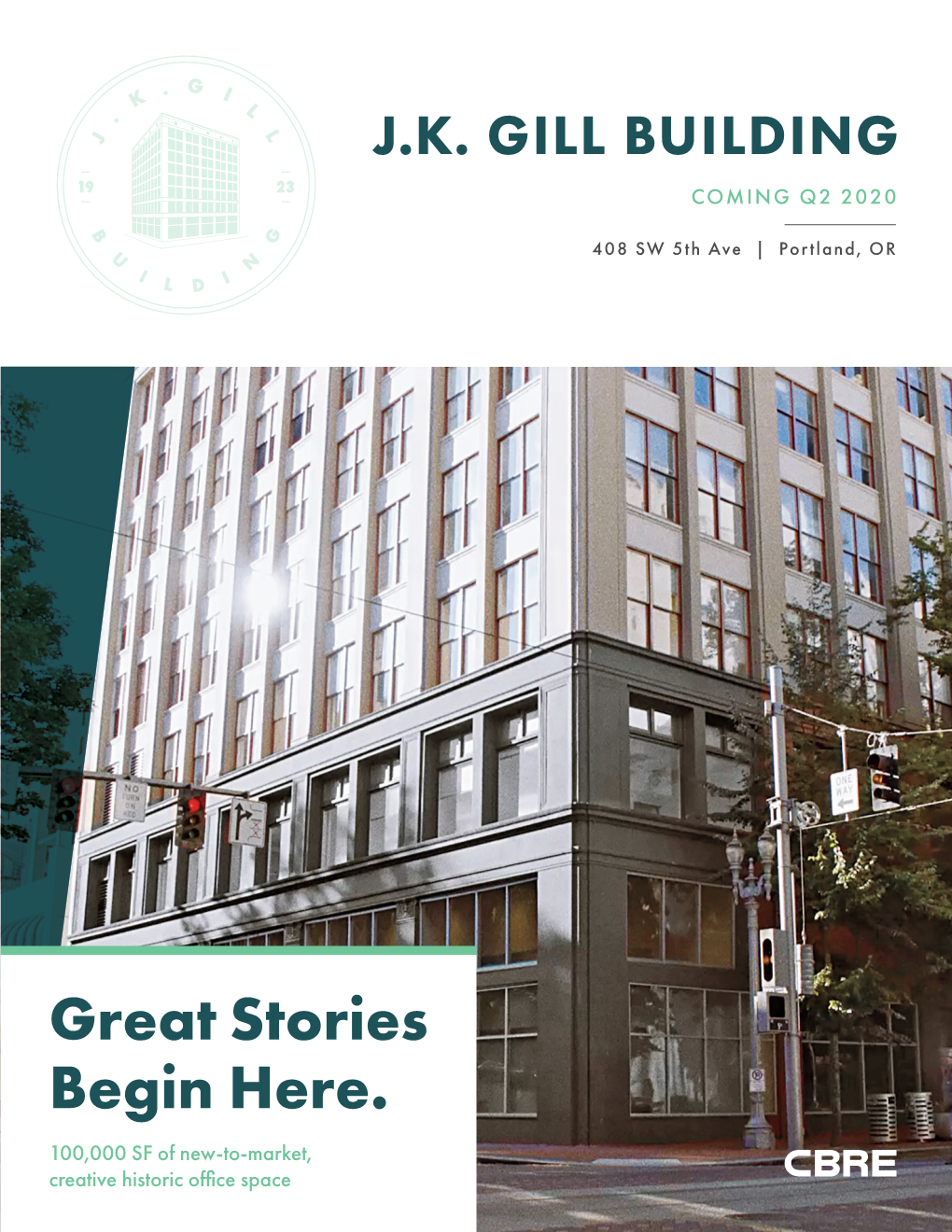 Great Stories Begin Here. 100,000 SF of New-To-Market, Creative Historic Office Space an Old Building with New Ideas