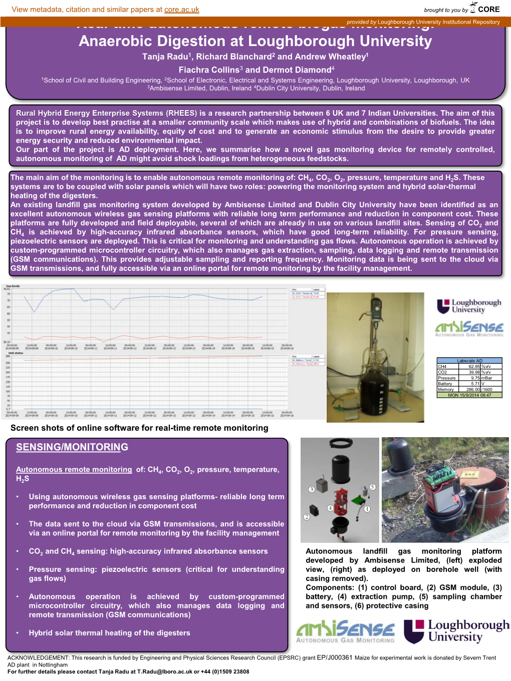 Anaerobic Digestion at Loughborough University