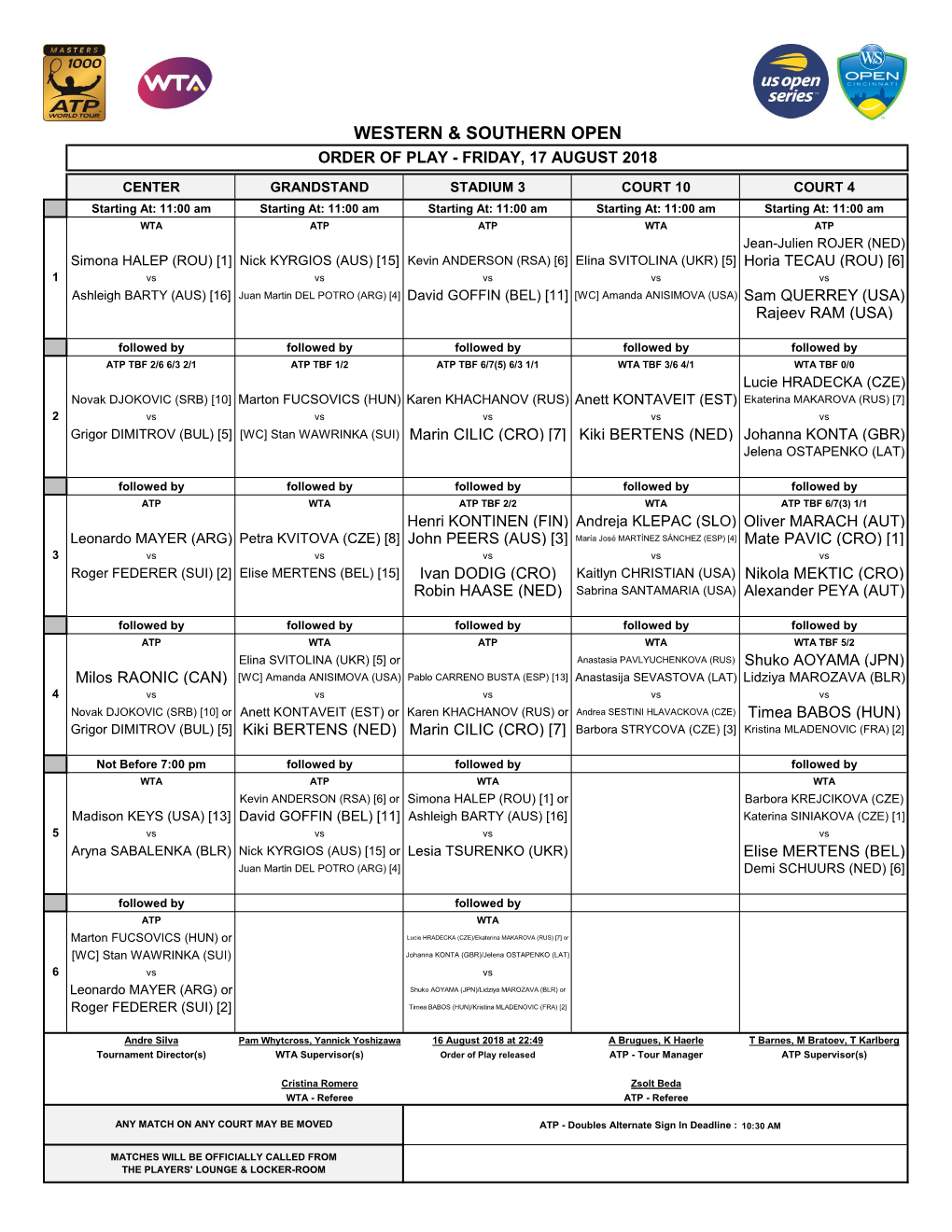 Western & Southern Open