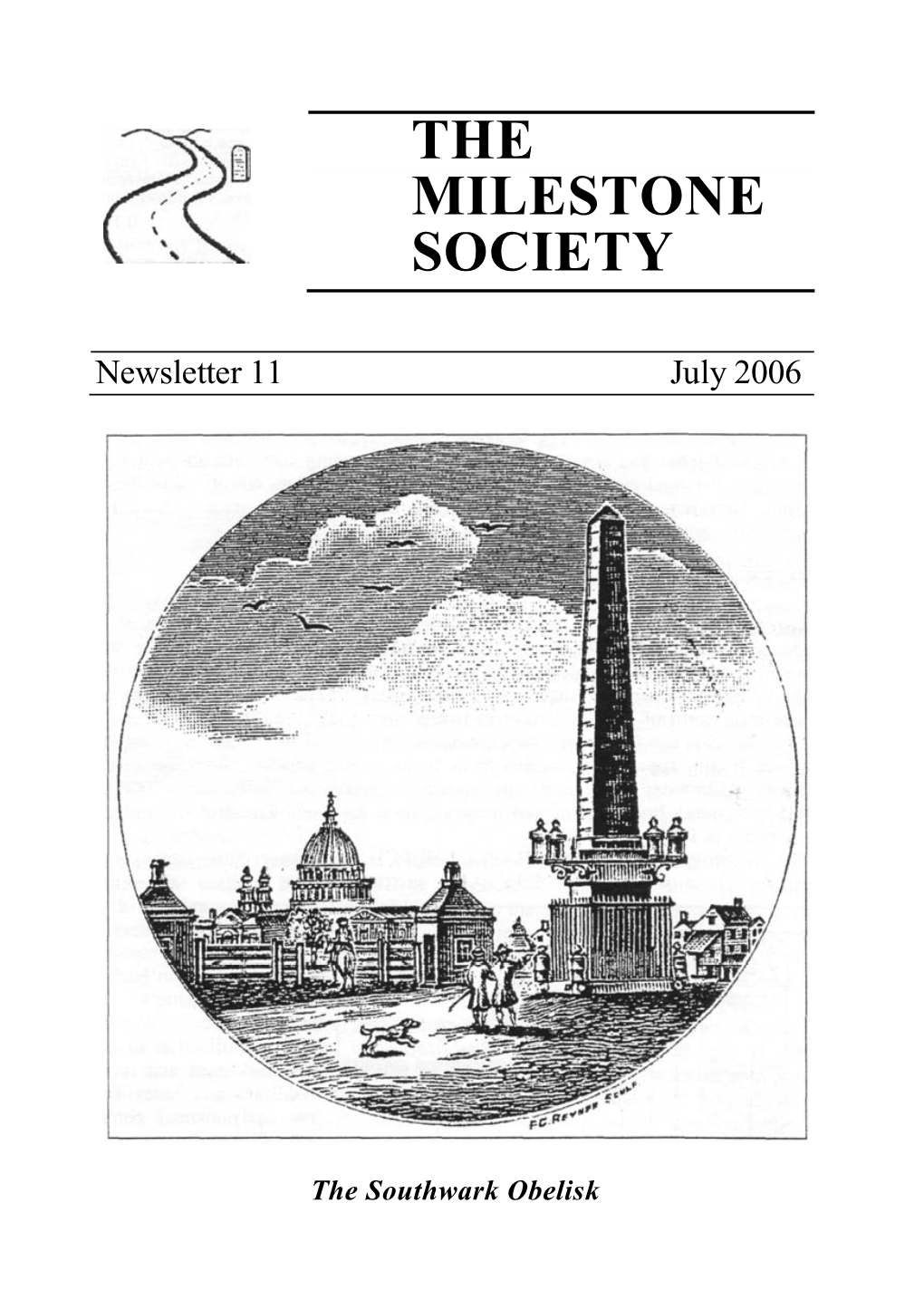 Milestone Society Newsletter 11