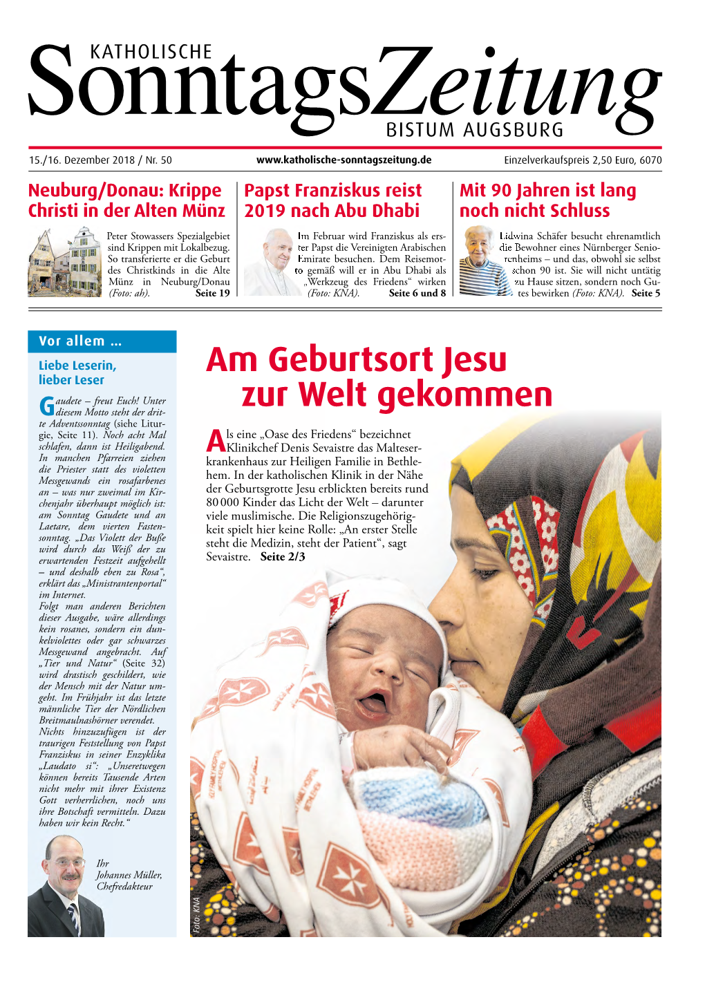 Am Geburtsort Jesu Zur Welt Gekommen