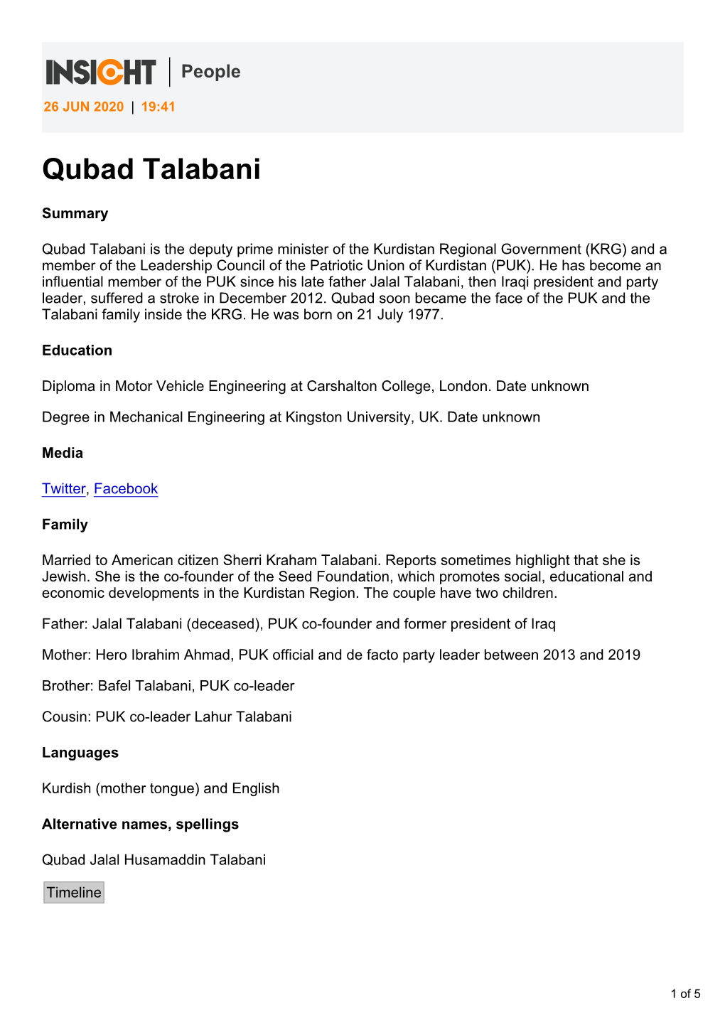 Qubad Talabani