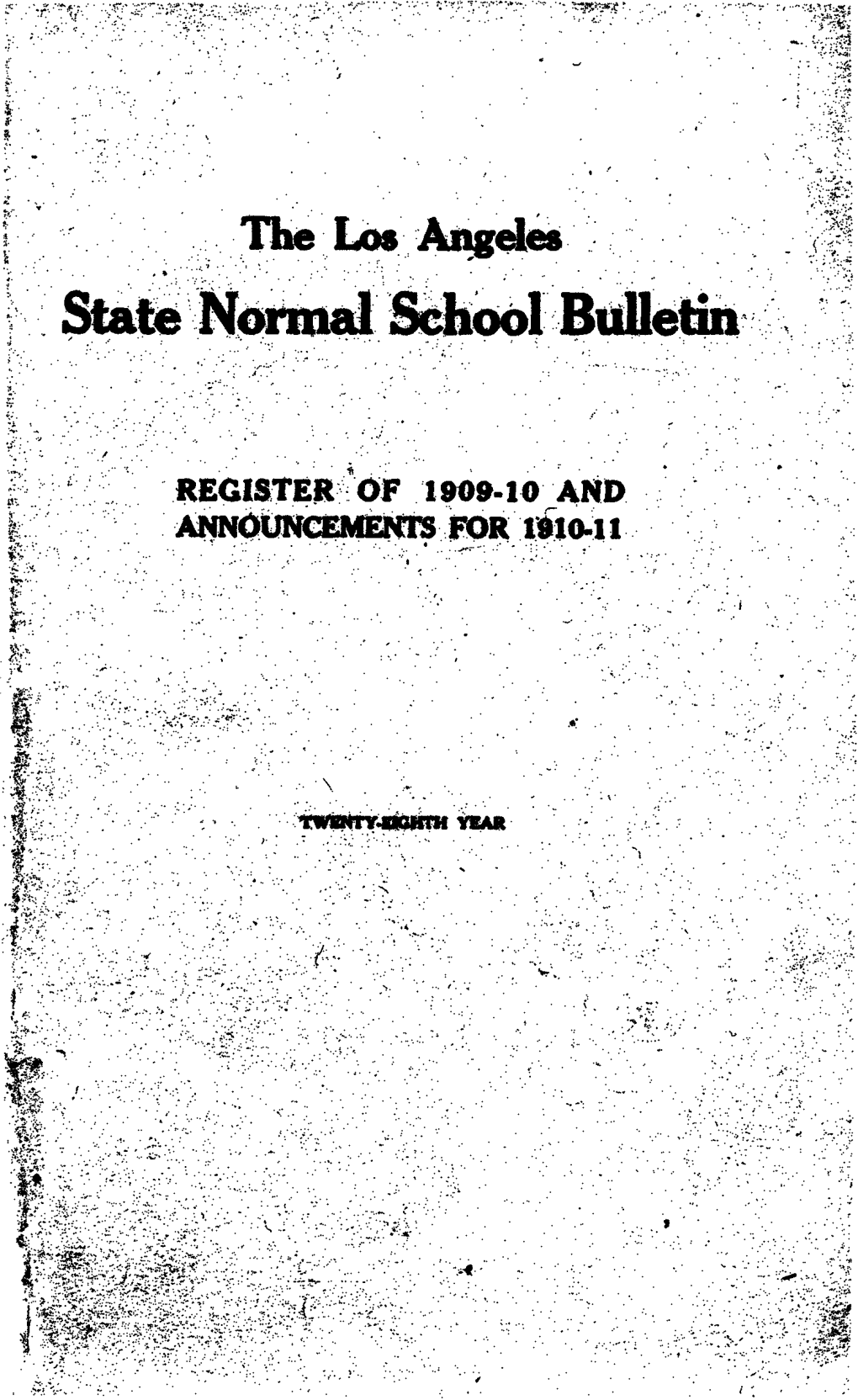 1910–11 Announcements Catalog