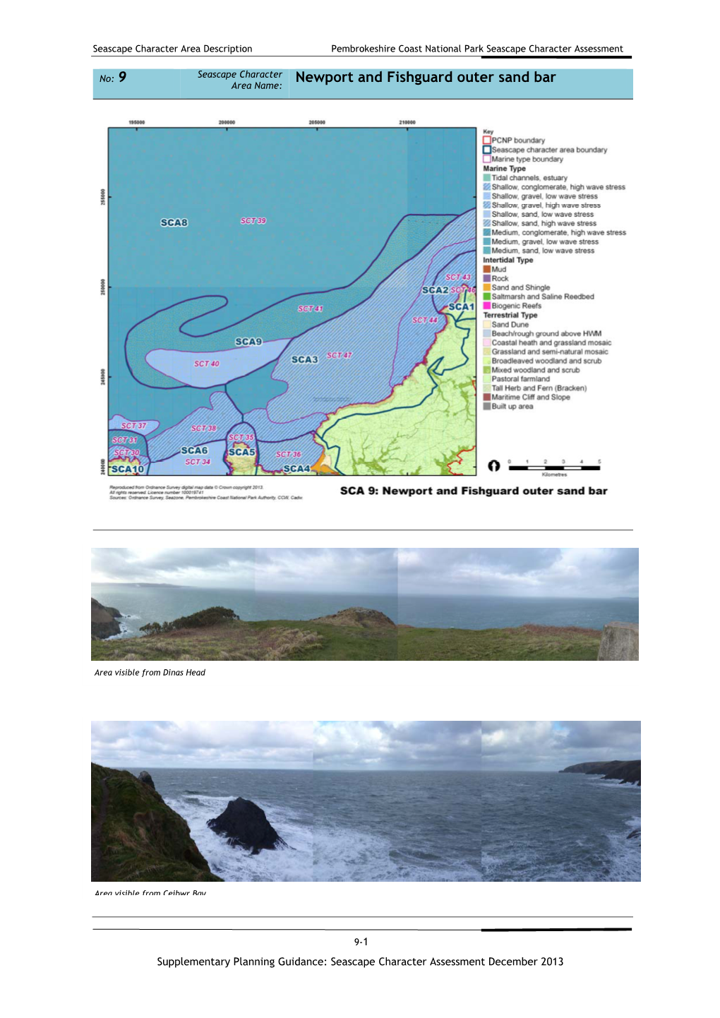 Newport and Fishguard Outer Sand Bar Area Name