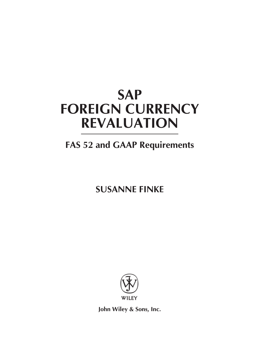 Sap Foreign Currency Revaluation