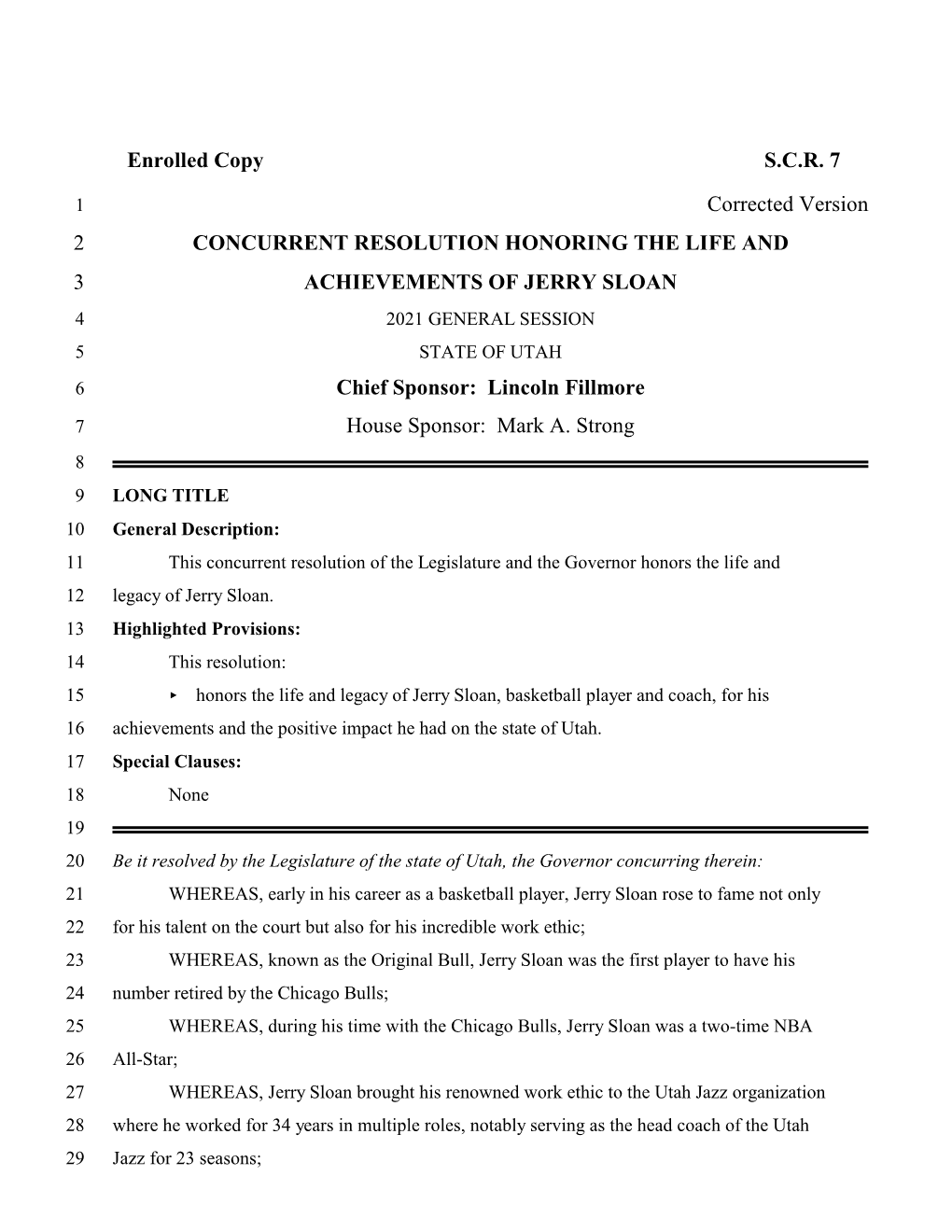 Enrolled Copy S.C.R. 7 Corrected Version 2 CONCURRENT