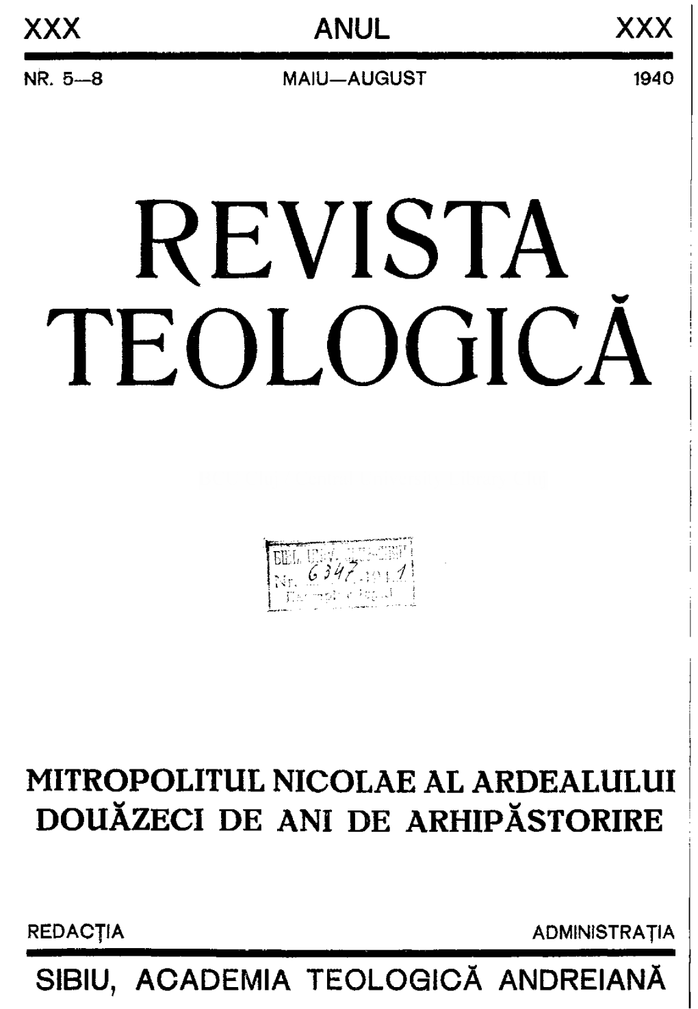 Revista Teologica