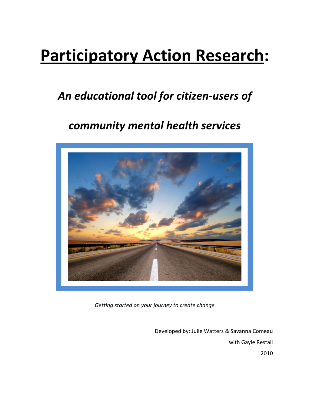 Participatory Action Research