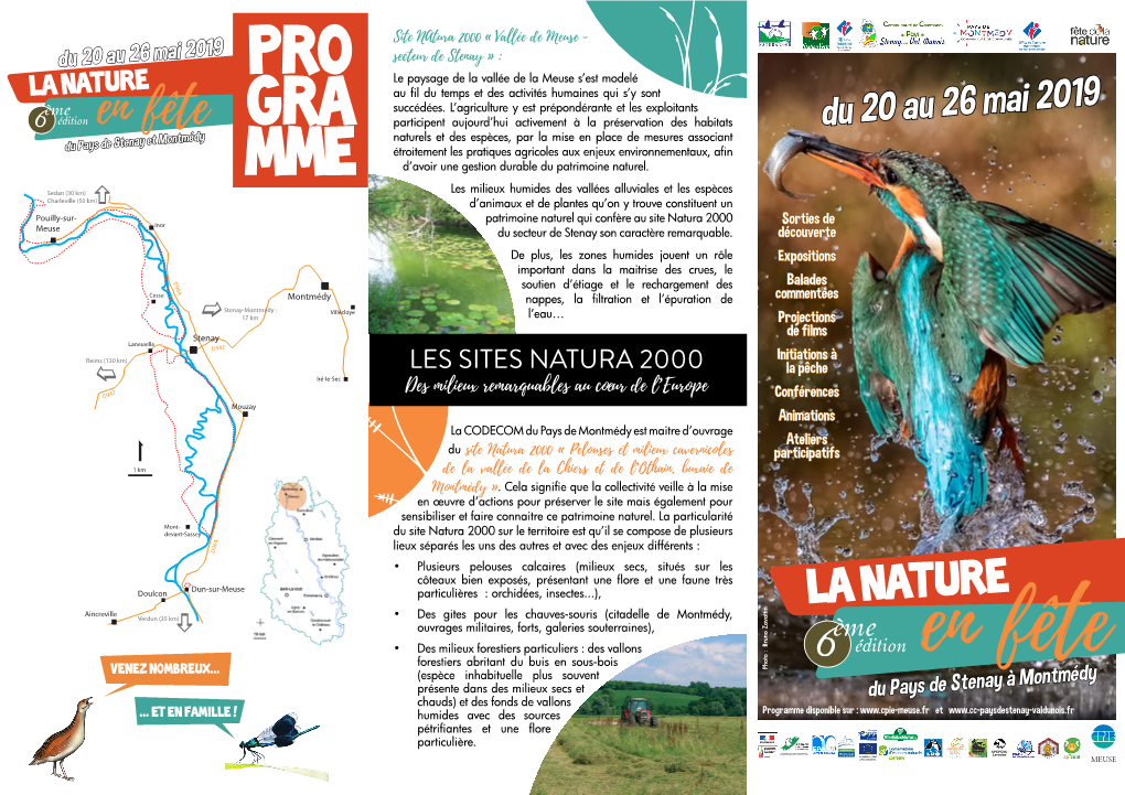 Dépliant Fête De La Nature Stenay 2019