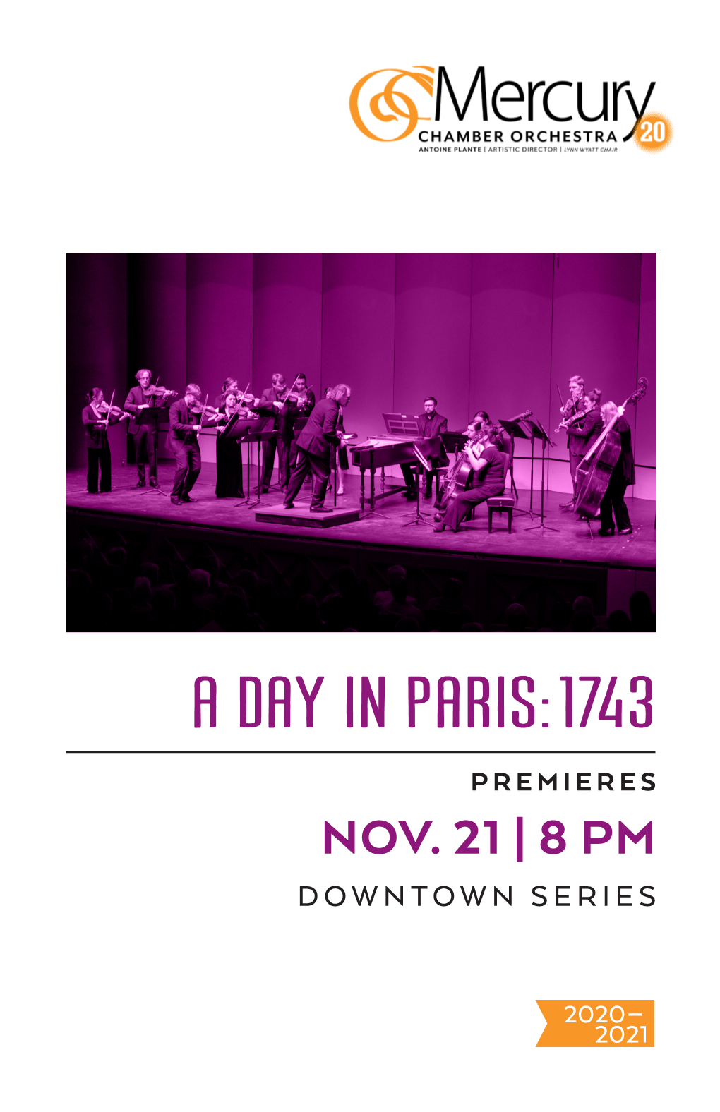 A Day in Paris: 1743 Premieres Nov