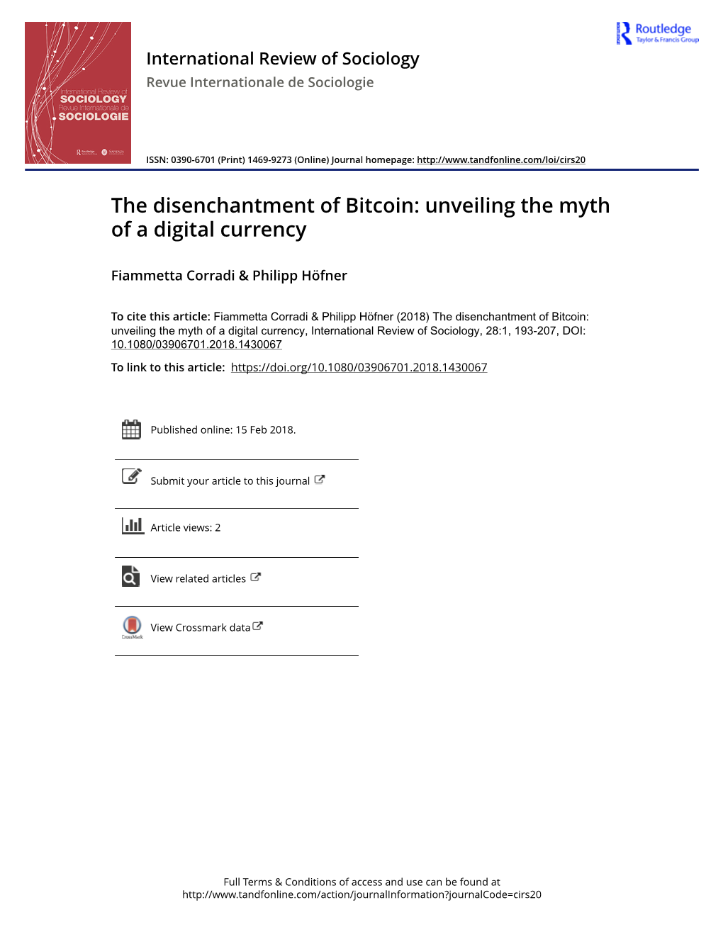 The Disenchantment of Bitcoin: Unveiling the Myth of a Digital Currency