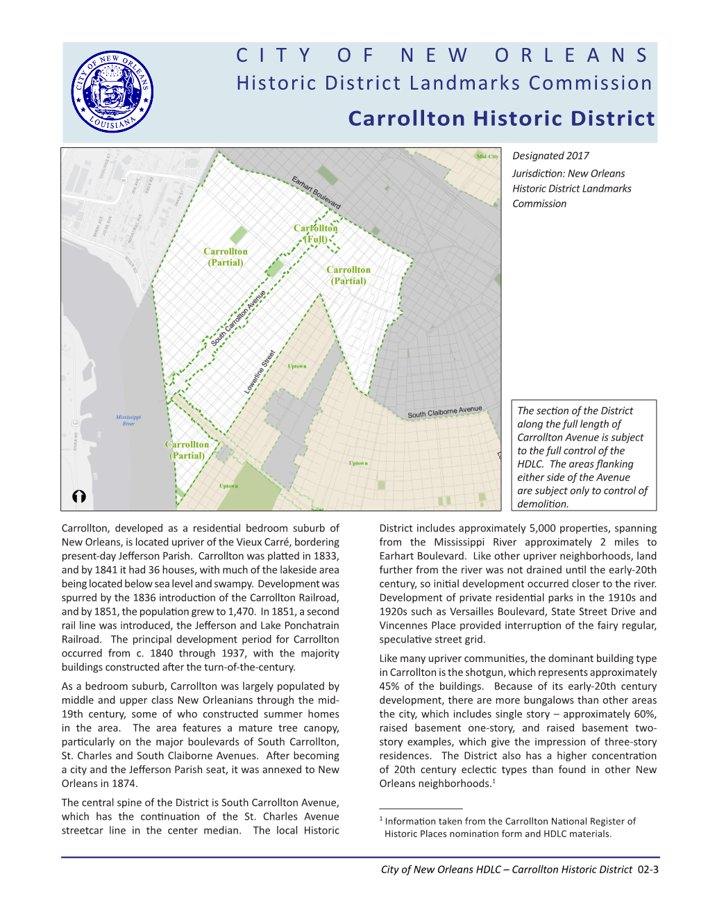 Carrollton Historic District