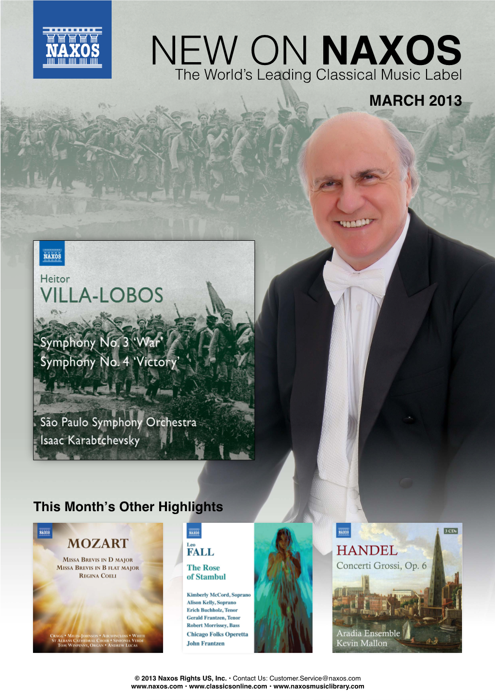 New on Naxos | MARCH 2013