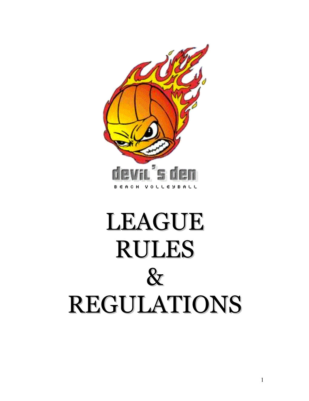League Rules & Regulations