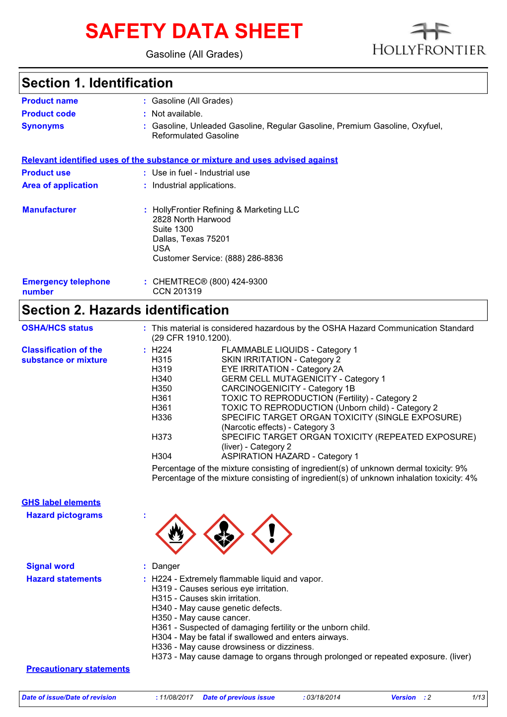 Gasoline (All Grades)