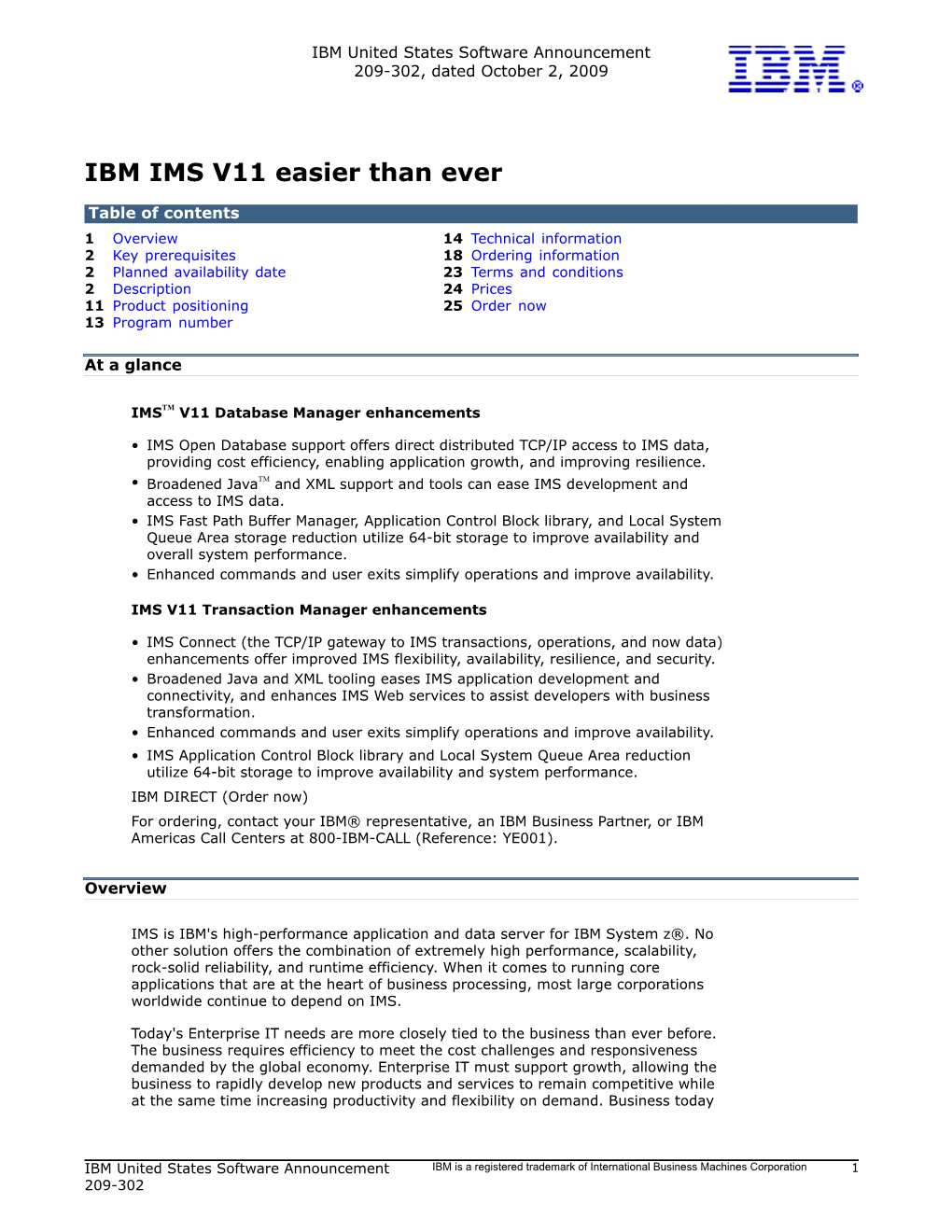 IBM IMS V11 Easier Than Ever
