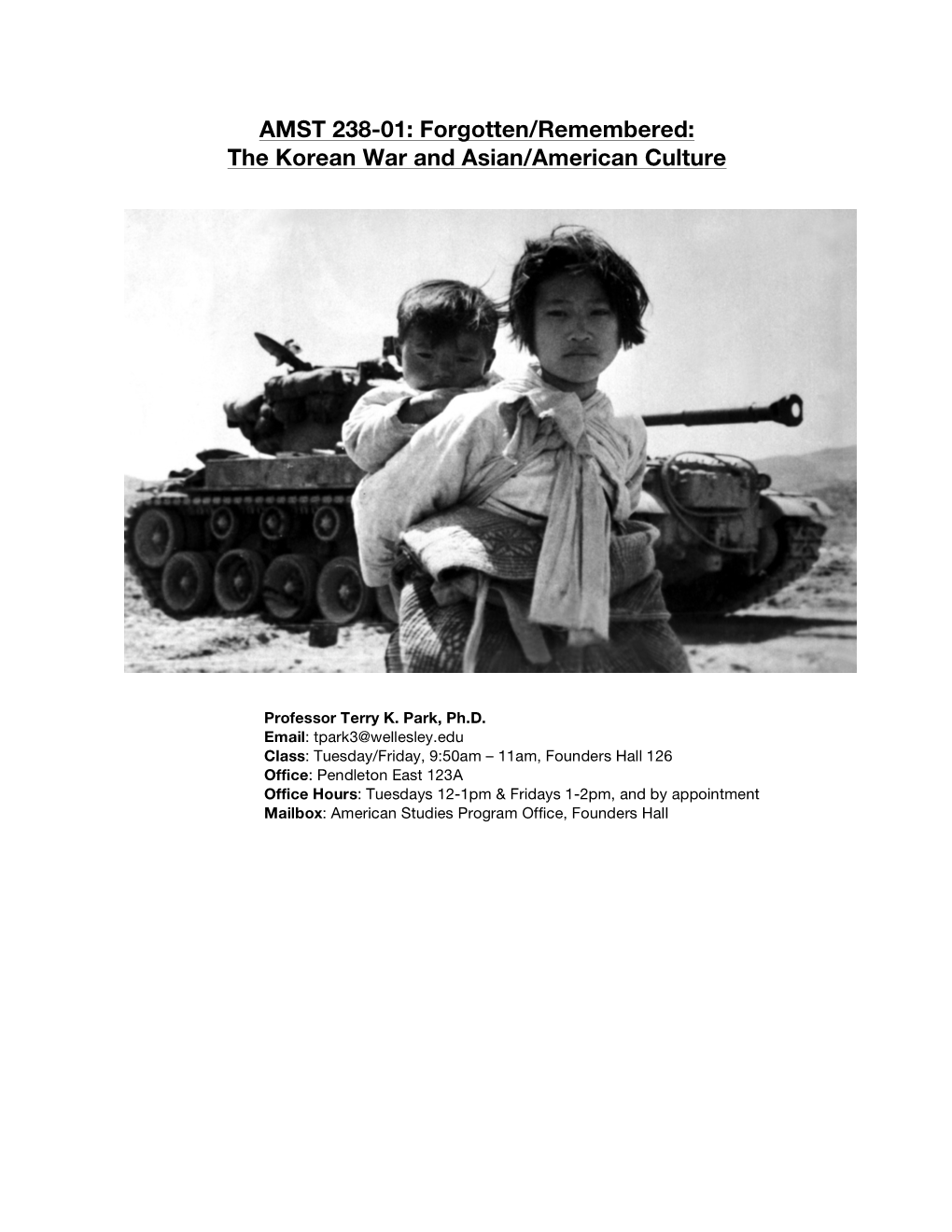 The Korean War and Asian/American Culture