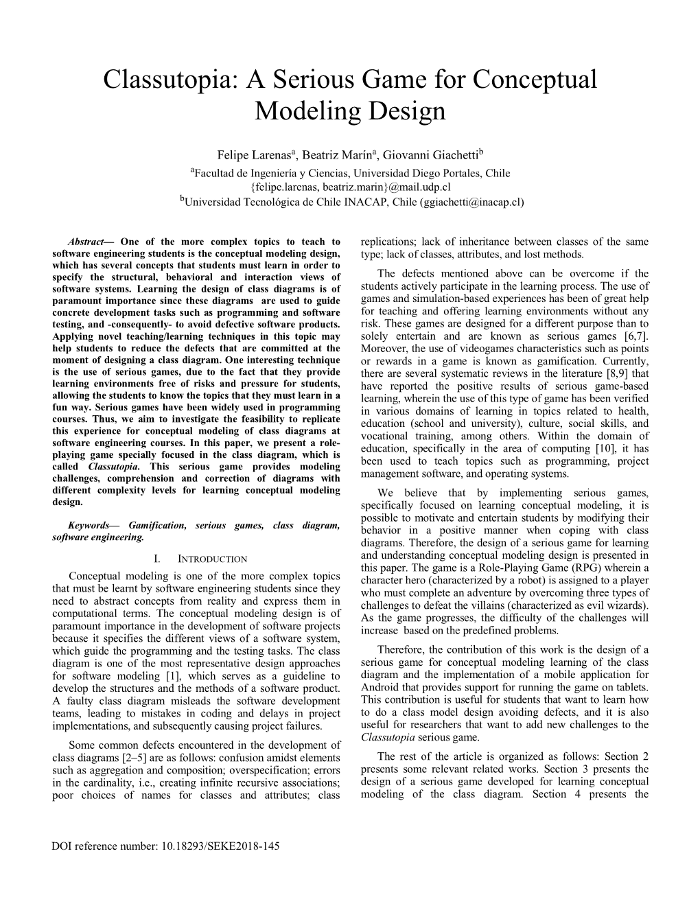 A Serious Game for Conceptual Modeling Design