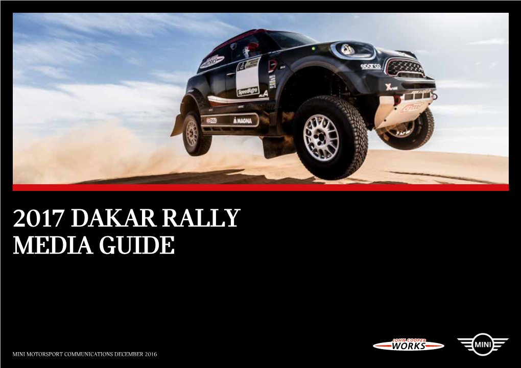 2017 Dakar Rally Media Guide