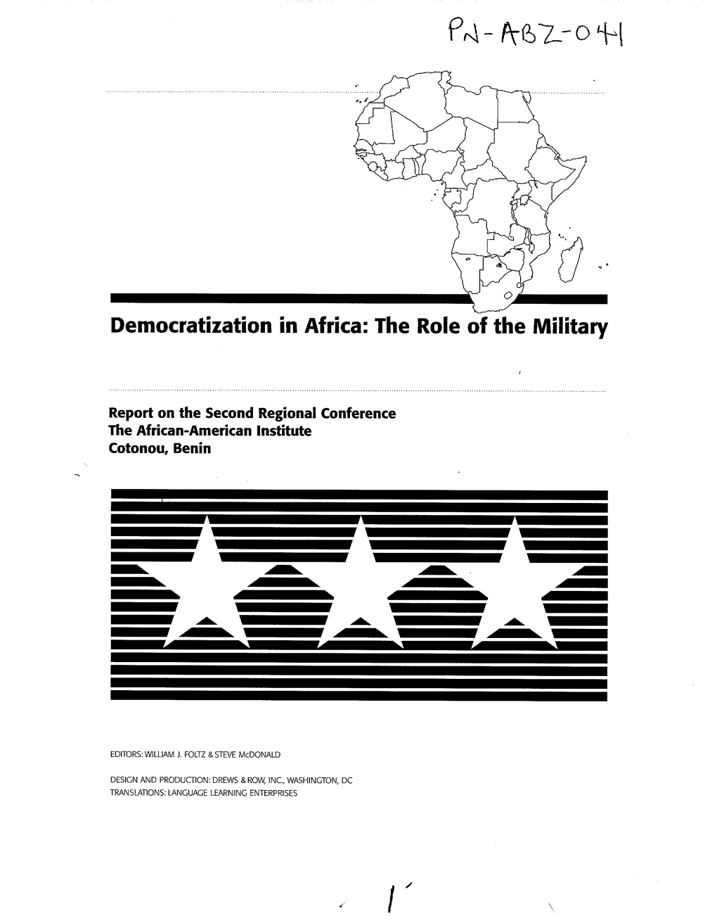 Democratization in Africa: the Role of the Military