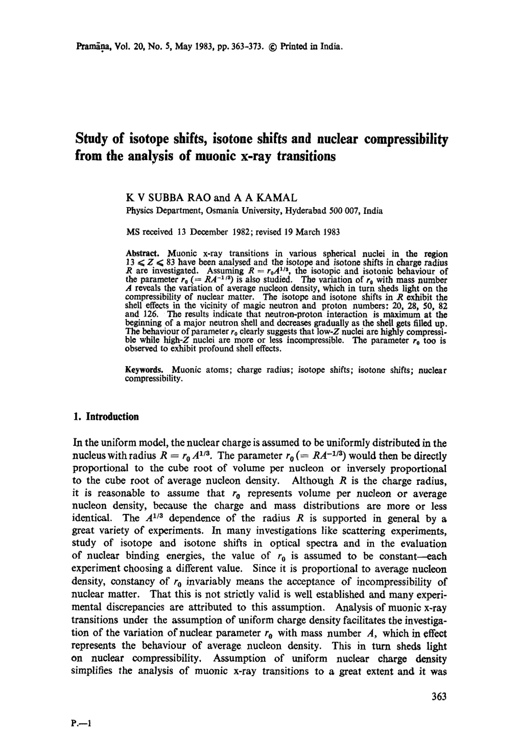 Study of Isotope Shifts, Isotone Shifts and Nuclear Compressibility from the Analysis of Muonic X-Ray Transitions