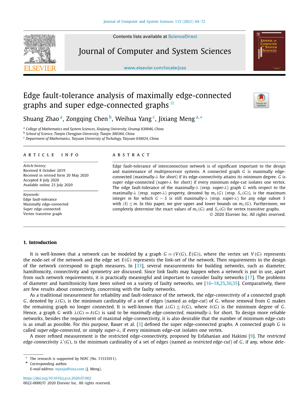 Edge Fault-Tolerance Analysis of Maximally Edge-Connected Graphs