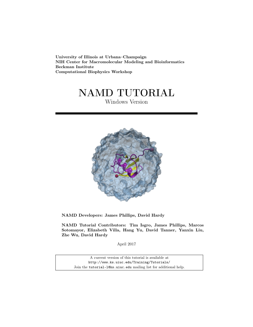 NAMD TUTORIAL Windows Version