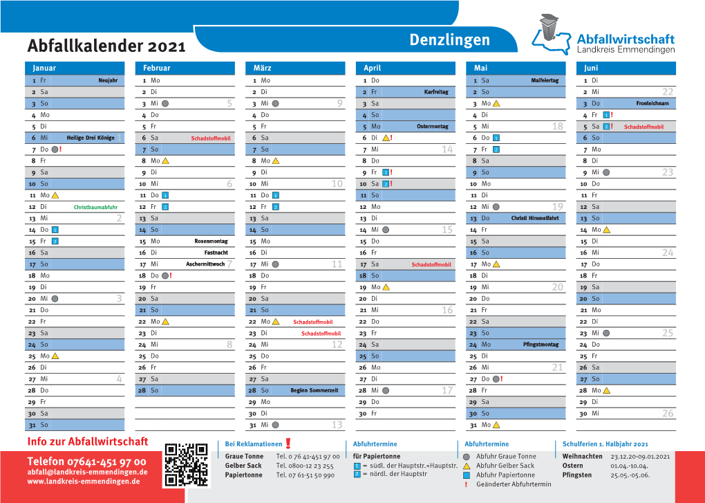 Abfallkalender Denzlingen 2021.Pdf