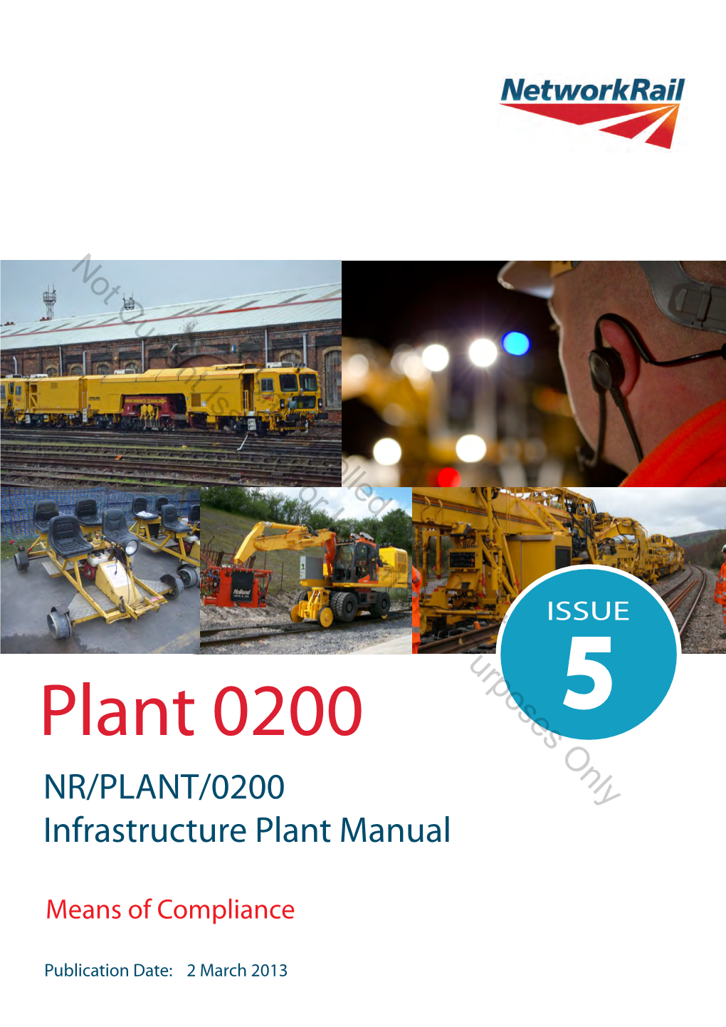 Plant 0200 5 Only NR/PLANT/0200 Infrastructure Plant Manual