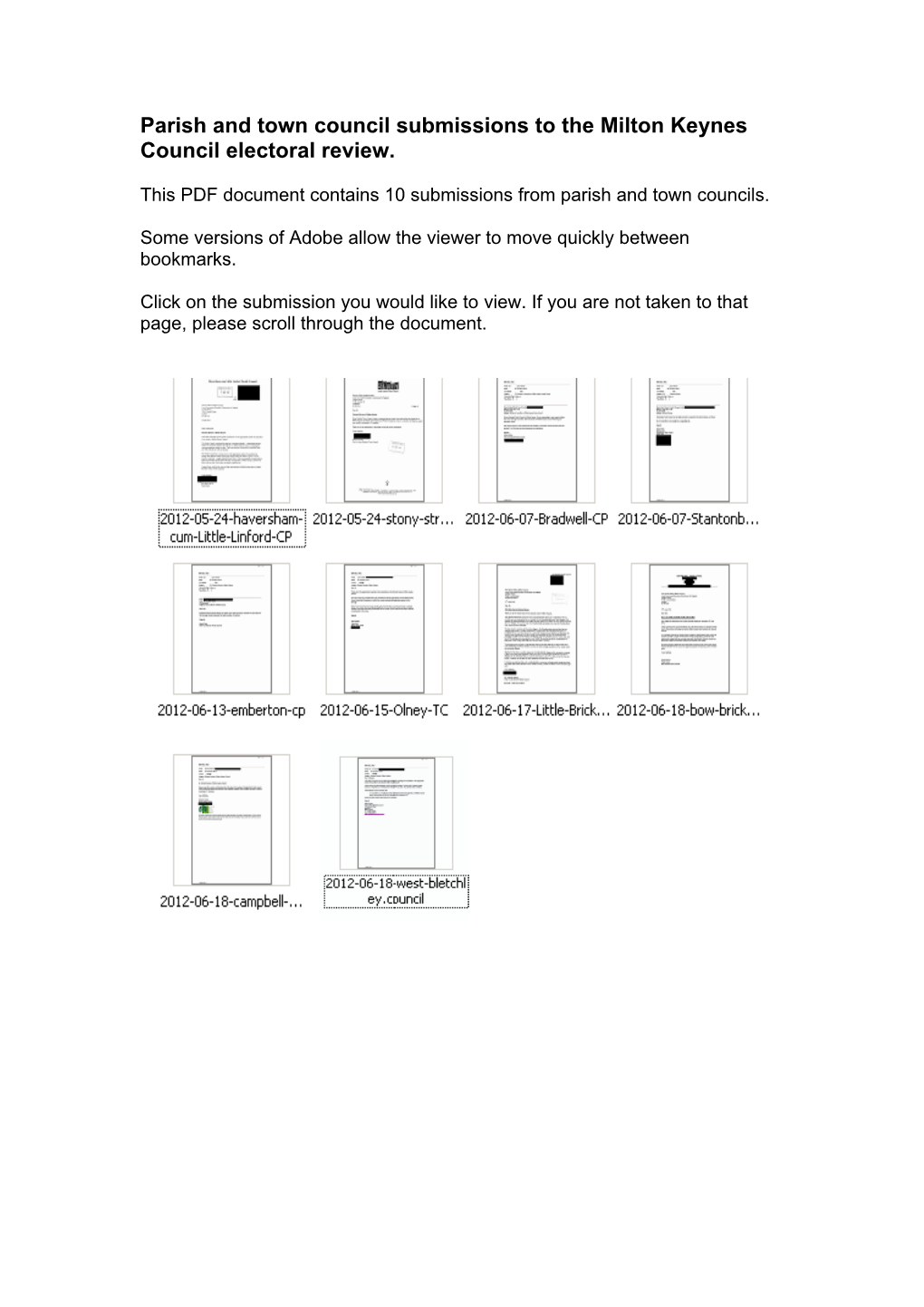 Parish, Town Councils (PDF)