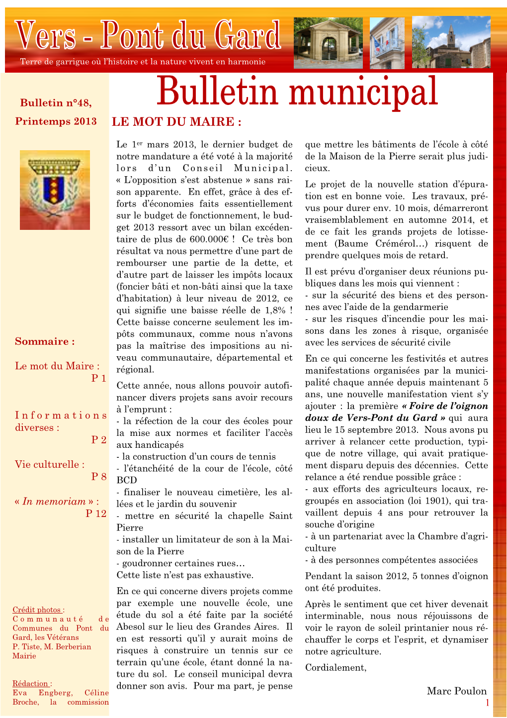 Bulletin Municipal 48