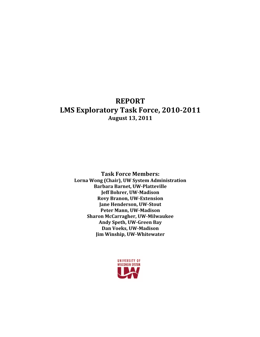 LMS Task Force Final Report