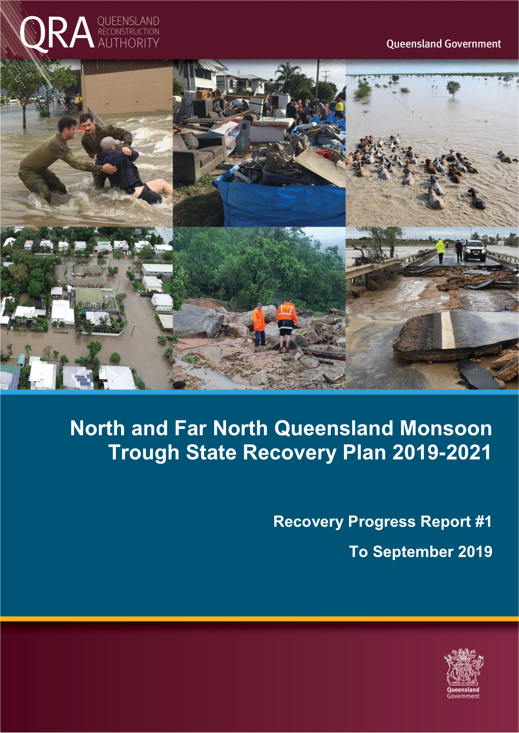 North and Far North Queensland Monsoon Trough State Recovery Plan 2019-2021
