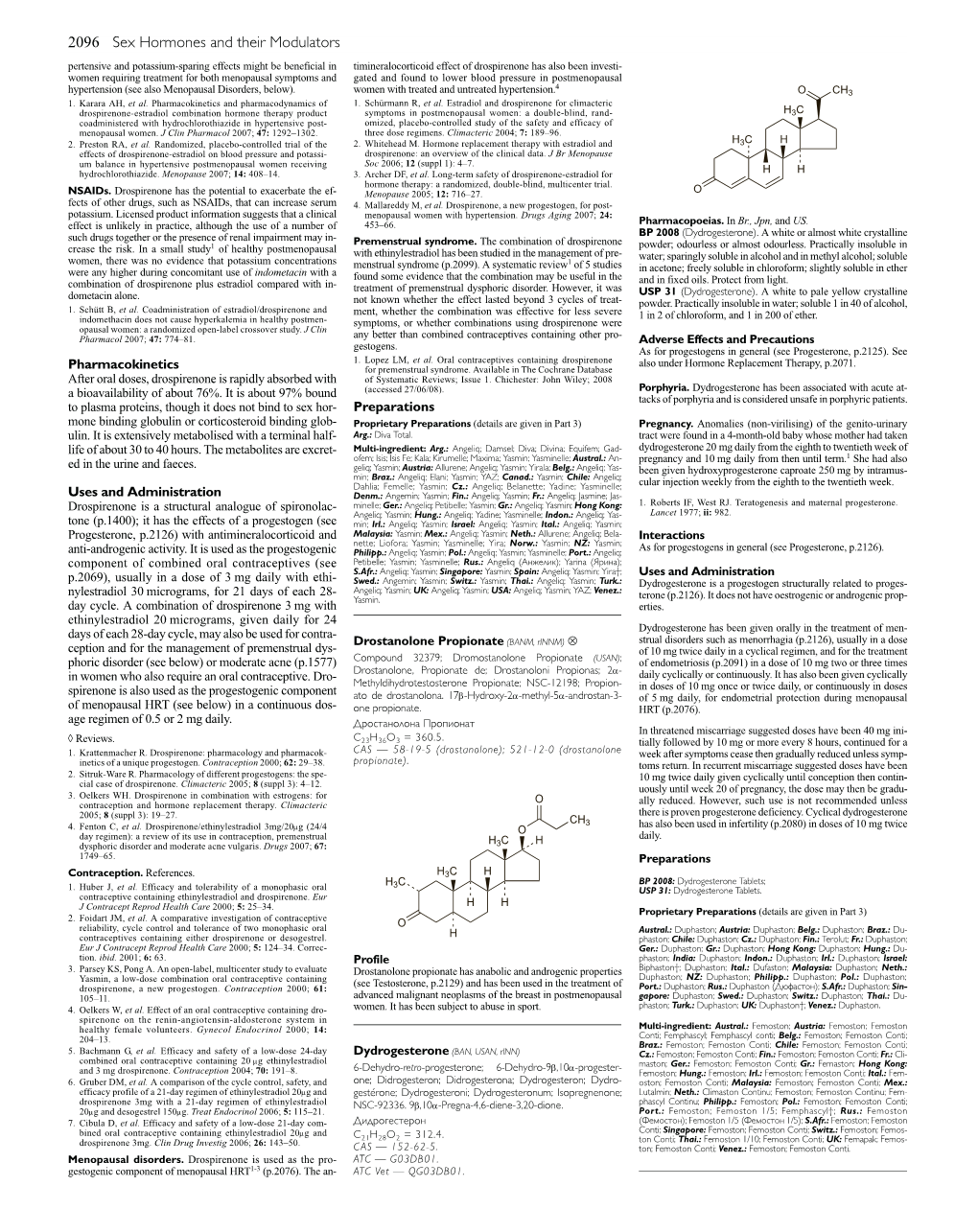 2096 Sex Hormones and Their Modulators